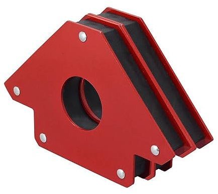 RIVERWELD 5 75LB/34KG Morsetti Supporto per saldatura magnetica, Posizionatore portaelettrodi per saldatura ad arco, Angolo di 45, 90, 35 gradi Magnete in metallo Accessori per saldatura 2pz