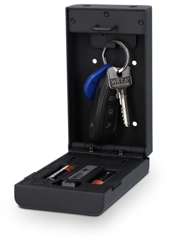 Nedis SmartLife Schlüsselbox - Schlüsseltresor - Tastensperre - Aussenbereich - IPX5 - Schwarz