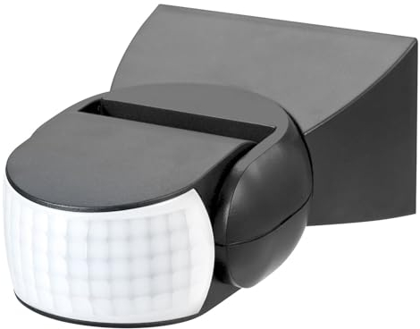 Maclean MCE201 GR Infrared PIR Motion Sensor Movement Detector IP65 Grey Range 12m