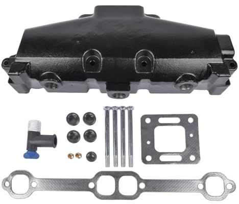 Shuogoufeng Store AP03 Compatible avec MerCruiser 5.0 5.7 6.2 305 350 377 V8 Collecteur d'échappement 9-40507 860246Q11