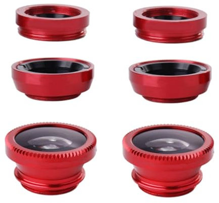 NUOBESTY 2sets Fisheye Per Telefono Kit Obiettivi Per Fotocamera Clip Per Paesaggi e Effetti