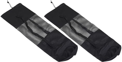DEARMAMY Borsa Yoga Tasca in Rete per Tappetino Yoga Professionale Tracolla Singola Regolabile Grande Capacità e Resistente