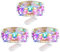 Coloured Fairy Lights CR2450 Battery Operated, 3Pack 3M 30LED Waterproof Copper Wire Fairy String Lights for Indoor Outdoor Lighting, Christmas, Party, Wedding, Bedroom, Jars Bottle Decor(Multicolor)
