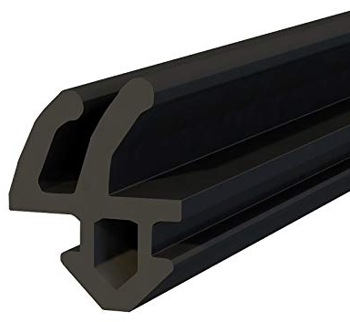 Seiletech.de Fensterdichtung – S-1388 – 50 m – Rehau PVC Fenster Gummidichtug – Schwarz – Zugluftstopper Profildichtung – Gummidichtug Dichtband Kunststofffensterdichtungen