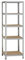 Dysell Schwerlast-Regal 180x50x60 (5HB/175) - Verzinkt - 5 extrastarke HDF-Böden - 875kg Tragkraft - Steckregal für Lager, Garage, Keller, Werkstatt