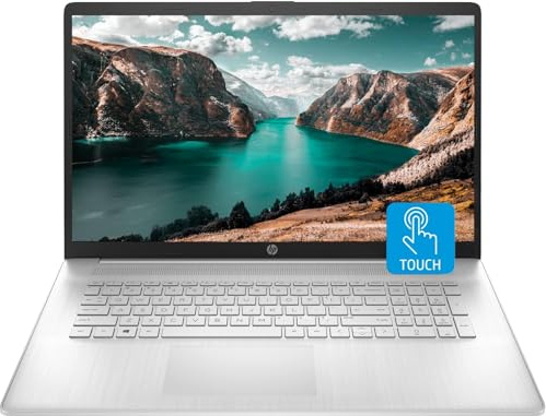 HP 17 Laptop, 17.3 HD+ Touchscreen Display, 12th Gen Intel Core i7-1255U, 64GB RAM, 2TB SSD, Webcam, HDMI, SuperSpeed USB Ports, Wi-Fi 6, Windows 11 Home, Silver