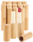 SHUESS 15 Stück Leer Lippenstift Lippenstifthülsen mit Bambusschale, 5ml Nachfüllbar Leer Lippenbalsam Hülsen DIY Lippen Balm Tubes Container Hausgemachte Lippenbalsams