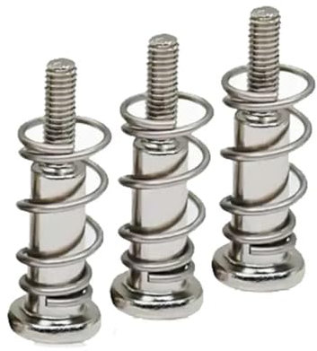 Fjädrar grafikkortsskruvar ， M2 M2.5 M3 M4 Pläterad Nickel Järn Korsfjäderskruv(M2.5x10mm)