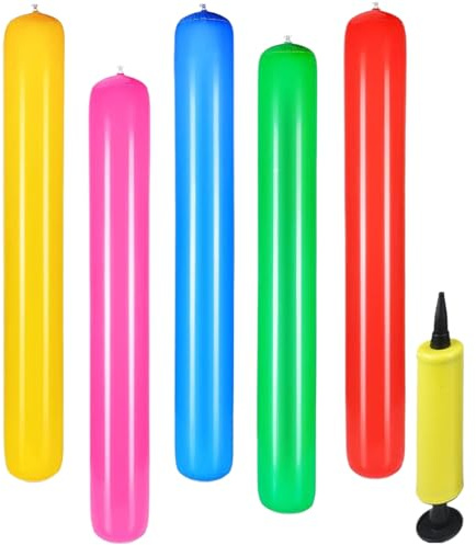 Lot de 5 nouilles de piscine - Bâton de natation portable pour adultes - Activités de plein air au bord du lac et en déplacement