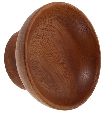 Beavorty Plateau à Bijoux Bois Présentoir Noyer Coupelle à Bijoux Assiette Décorative sur Pied
