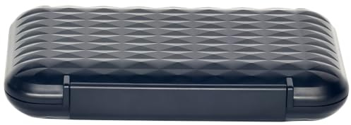 Lurrose Estuche de Viaje para - Humidor portátil para 5 - Estuche Impermeable de 20 x 13 cm con Revestimiento de Cedro, Ideal para el hogar, la Oficina o Eventos al Aire Libre.