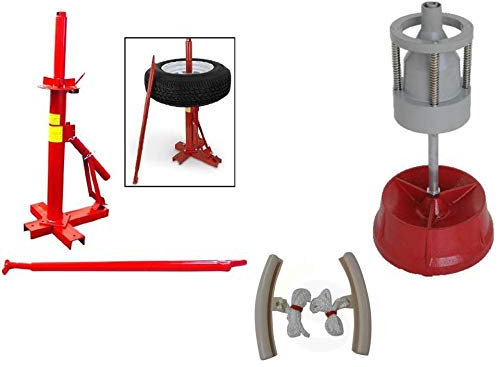 EQUIPEMENT EXPRESS SICOBA Démonte Pneu 13'' à 21'' Manuel Auto + Equilibreuse Roue Manuelle Portable + 2 Protèges Jante