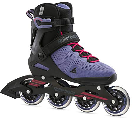 Rollerblade Damen Sirio 84 Inline-Skate, Viola Fumo/Rosa, 38.5 EU