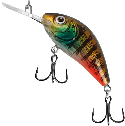 Salmo Rattlin Hornet Floating Wobbler, Salmo Farben:Hot Gill Clear, Länge/Gewicht/Laufverhalten/Tauchtiefe:3.5cm / 3.1g / schwimmend / 1-1.8m