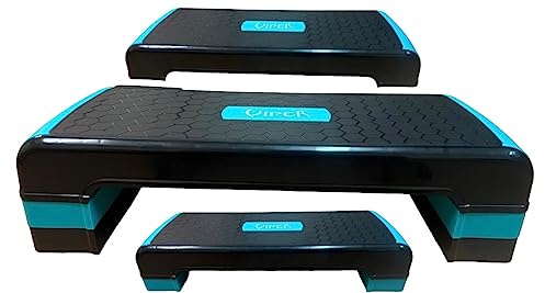 VIPER Adjustable Aerobic Stepper for Fitness, Yoga & Cardio Workouts – Adjustable Height (10-20cm) Non-Slip Step Board for Gym Exercise