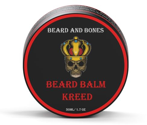 Beard & Bones 50ml Beard Balm for Men | Nut Free | Shea Butter (Kreed)