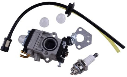 LETAOSK Vergaser Zündkerzen Dichtungsschlauch Benzin Kit Fit für ATIKA ELB 52 Erdlochbohrer Erdbohrer