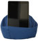 Sapphire Collection iPad, Tablet,eReader & Book Mini Bean Bag Soft Pillow Lap Stand Cushion Holder for All Devices,Side Pocket Portable Bean Bag holder (Navy)