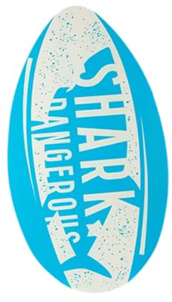 MotiveTech Tabla de Skimboard para Adultos, Ideal para Piscinas Y, Tabla de Surf Pequeña para Decorar Paredes, Carta Impresa