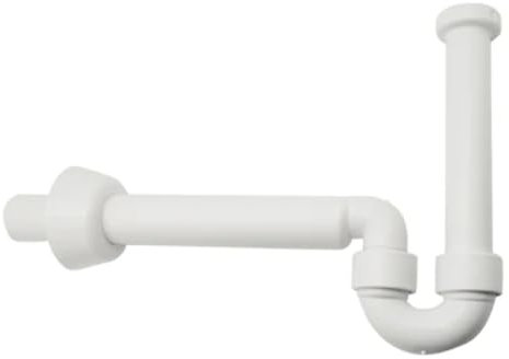 GEBERIT Sifone a S per Bidet in PP Bianco 40mm G1 1/4, Multicolore, Standard