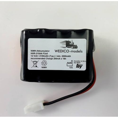 WEDICO-models Modellbau-Akkupack (NiMh) 12 V 2100 mAh AMP