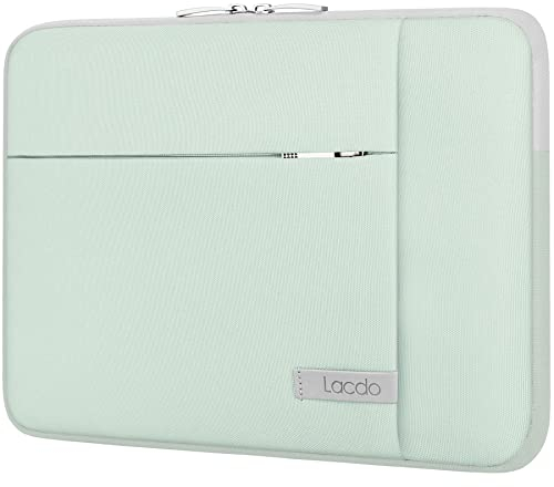 Lacdo Chromebook Case 11 11.6 12 inch Laptop Sleeve Bag for ASUS Samsung HP Acer Lenovo Dell Chromebook 11, Surface Laptop Go, Surface Pro 9 8 X, HP Stream 11, Lenovo IdeaPad 11, MacBook Air 11, Green