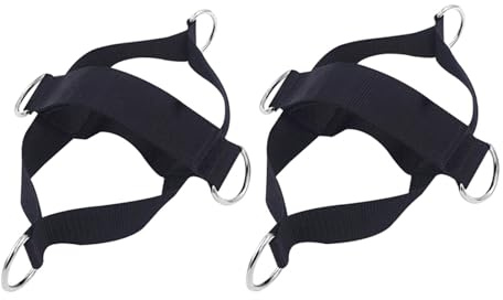 1 paio di cinghie regolabili per caviglia, per fitness, gambe, glutei, allenamento, fascia di resistenza antiscivolo