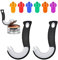 2 Stück Ring Pull Dosenöffner Set, Arthritis Hilfsmittel Dosenöffner mit 6 Stück Manuelle Einfache Dosenöffner, J-förmiger Tragbarer GlasÖffner für Schwache Hände Dosenöffner die Funktionieren