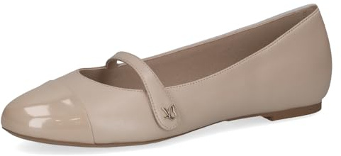 CAPRICE Damen 9-22116-44 - Bailarina con Tiras para Mujer, Color Beige, Beige Perlato, 38.5 EU