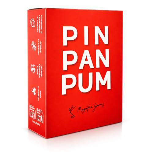 PIN PAN PUM - El Juego para Parejas que Despierta la Conexión y el Deseo - Cartas Divertidas de Preguntas, Retos y Más - Regalo Original para Parejas - Aniversario y San Valentín - Hombre y Mujer