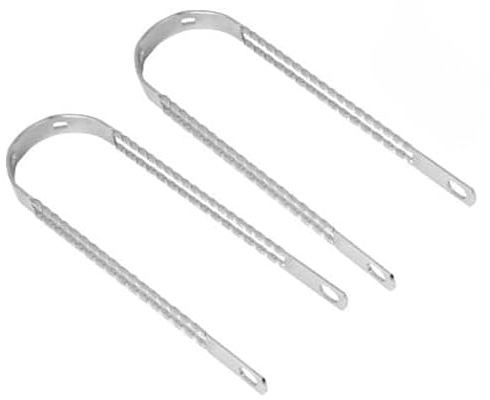 Jstpure for 2 16 Double Square Twisted Fender Brace Chrome Bike