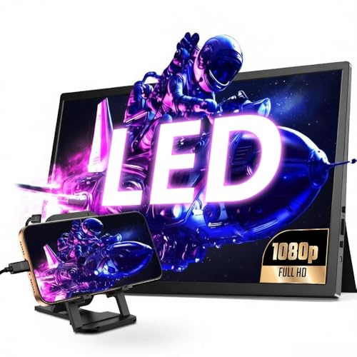 VUM Mobile Phone Magnifier 15.6 LED Projector Screen,HD Screen Expander with 3D Stereo Soundstage Enhancement,Suitable for movies videos and games,Supports Switch 1,Phone,Laptop,Smart Gift for Family