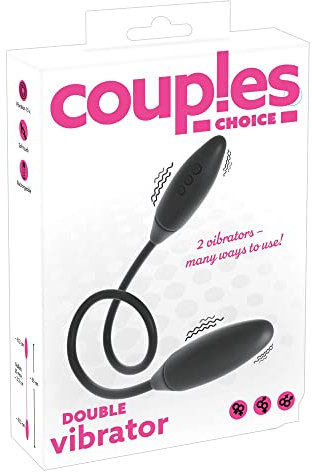 Couples Choice Doppelvibrator-5966120000 Schwarz 65 cm