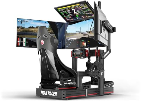 Trak Racer- Großer, am Cockpit montierter Quad-Monitorständer – 1200 mm / 47,25 Zoll breit