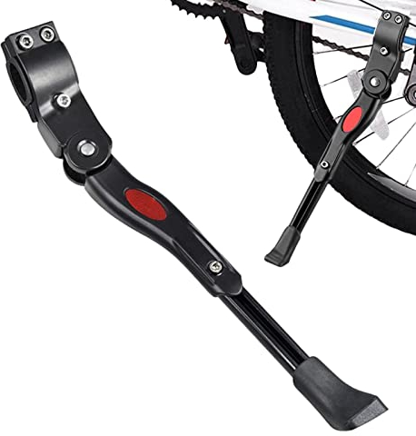 Jomewory Fahrradständer, Seitenständer für 22-27 Zoll, Verstellbarer Hinterradständer für Fahrräder, Rutschfester Kinderständer, Höhenverstellbar - für Mountainbike/Rennrad/Erwachsenenrad/Sportrad