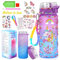 PUWOWYE Licorne Bricolage Gourde Fille DIY Gourde Isotherme Bouteille Kit de Loisir Créatif Enfant Jeux Créatif Fille 6 7 8 9 10 Ans pour Idée Cadeau Noël Extérieur Jeux Enfant 2 3 4 5 6 Ans
