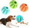 Hundeball für Kleine, Mittelgroße und Große Hunde - 3 Stück Futterball, Intelligenz Ball, Denta Fun Ball Mit Zahnreinigung Spielzeug