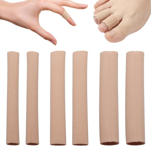 Lot De 6 Pansement Tube Orteil S/M/L,Tubes Protection Orteils,Protection Orteils Pied Frottement,Tube Protege Orteil,Tube Orteils Gel,Doigtier Orteil,Bandage Doigt De Pied