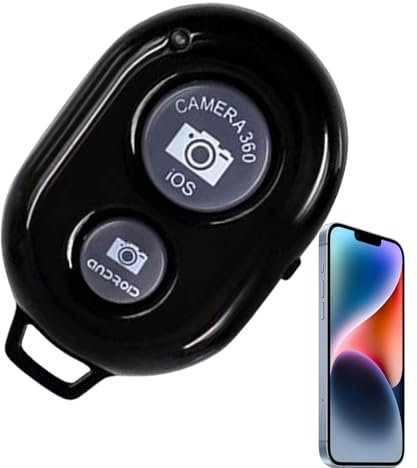 Telecomando per fotocamera del telefono, Clicker per pulsanti selfie multiuso | selfie portatili neri, telecomando resistente all'usura per smartphone