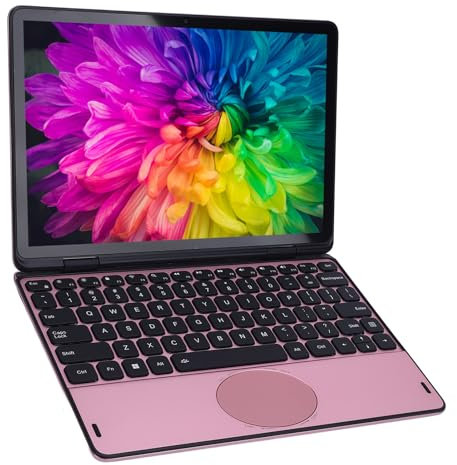 YUEHISY Laptop Touchscreen da 11 Pollici, Computer Portatili Convertibile a 360 Gradi, 8 GB DDR4 512G M.2 SSD, WiFi a Doppia Banda, Sblocco di Impronte Digitali, 3,40 GHz (Spina europea)