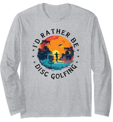 Disc-Golf-Player Disc-Golfing detti Divertenti Disc-Golf Maglia a Manica