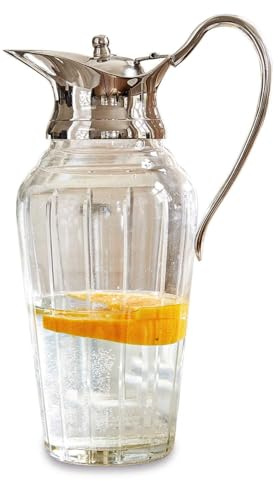 LOBERON Caraffa Braux, trasparente/argento