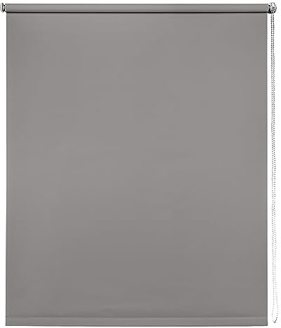 Made to Measure Thermal Blackout Blinds, Light Grey, 165cm Drop - Cut to Fit Blackout Roller Blinds For Inside and Outside Recess Window Blinds of Multiple Colours by New Edge Blinds