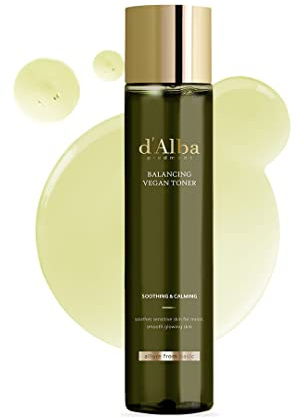 d'alba Italienischer weißer Trüffel, milder, hautausgleichender, veganer, feuchtigkeitsspendender und feuchtigkeitsspendender Toner, Toner mit mildem pH-Wert