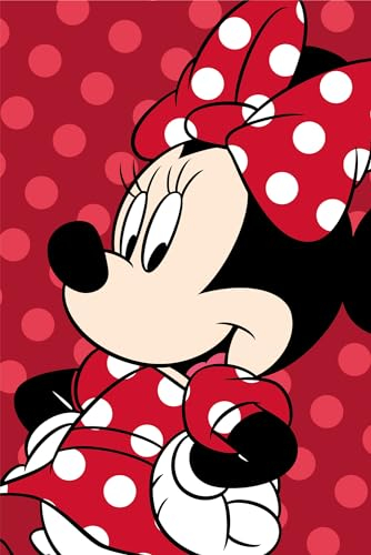 Jerry Fabrics Minnie Mouse Fleece Blanket Cuddly Blanket 100 x 150 cm