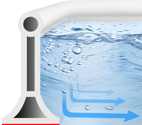 Yimomoyi Barriera Doccia Ferma Acqua, Barriera Doccia 2M Barriera per Doccia a Bordo Vasca, Autoadesivo Silicone Doccia per Barriera Stop Acqua Soglia Arresto doccia autoadesivo(Bianco)