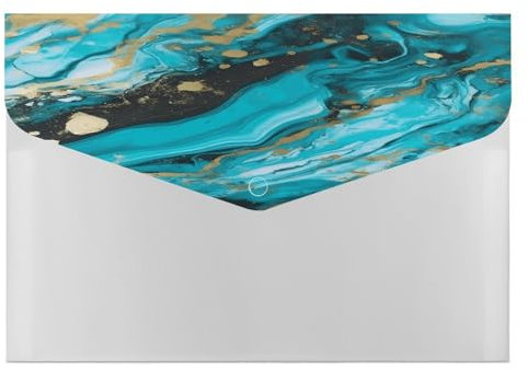 Kunststoff-Aktenordner mit Schnappverschluss, Türkis, Blau, Gold, Marmor, transparent, Dokumententaschen, Aktenordner, Geldbörse, erweiterbarer Aktenordner, Dokumentenaufbewahrung, Organizer