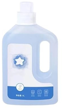 Fensterglasreiniger, 1000 mL, Kompatibel mit ECOVACS Winbot W1 Pro/W2 Pro Omni/Winbot Mini, Fensterreinigungslösung, Duft der Blauen Glockenblume (1)