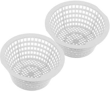 BESPORTBLE Lot De 2 Paniers De Skimmer pour Piscine Creusée, Filtres à Déchets Compacts en Abs, Accessoire De Filtration Pratique pour Nettoyage Piscine, Remplacement Écumoire Sécurisé