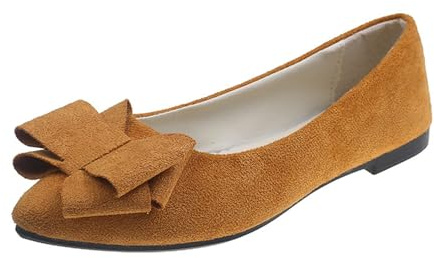 Fritidsskor dam sneakers – dansskor dam platta fashionabla bollskor med rosett, sommarskor, ventilerande fritidssko, bekväm ortopedisk för vardag och promenader